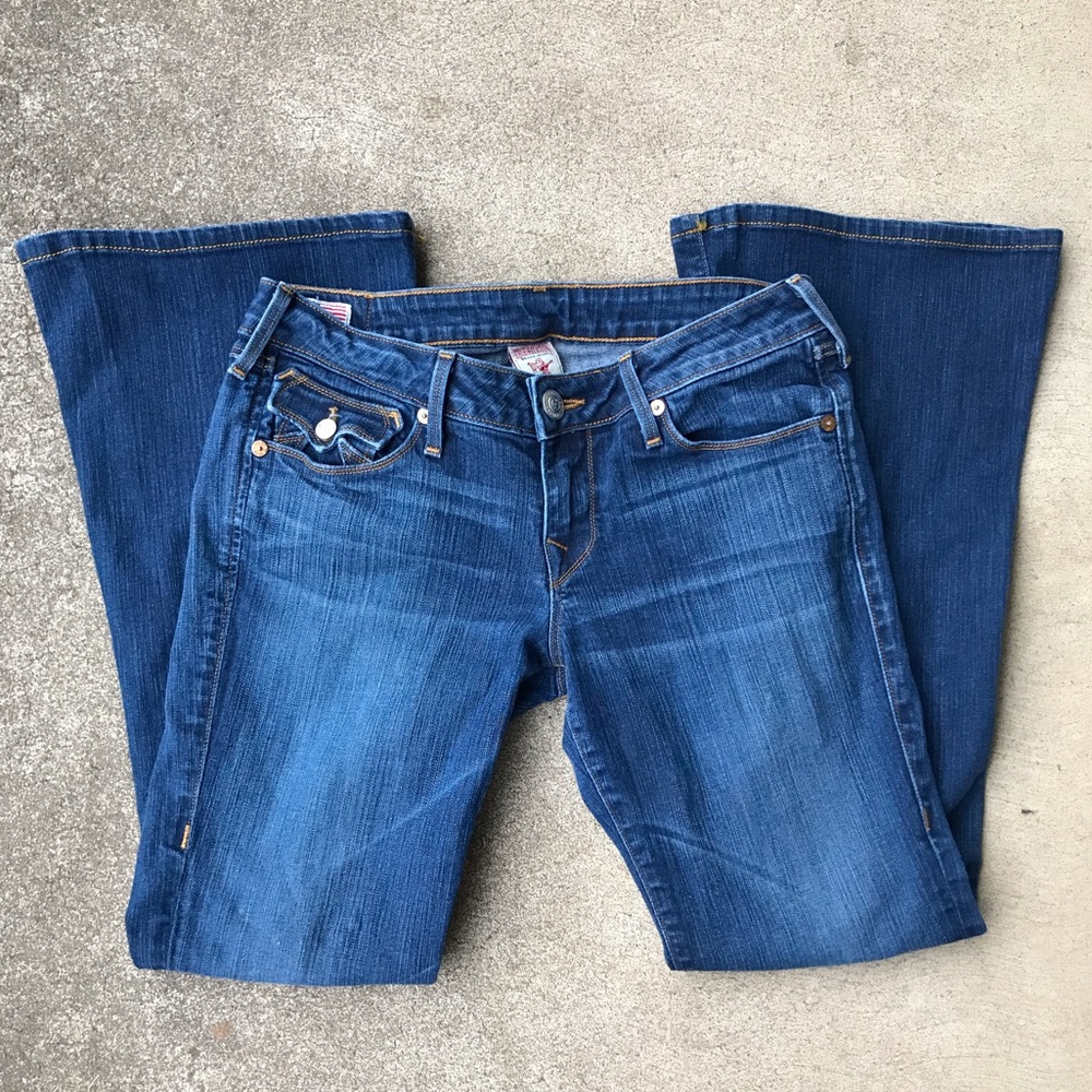 True Religion Carrie Flare Jeans EUC